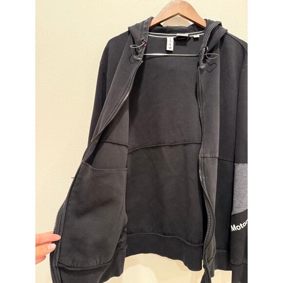 Puma BMW Motorsport Zip Up Sweater Jacket XXL Black Mens Racing Streetwear - Picture 4 of 8